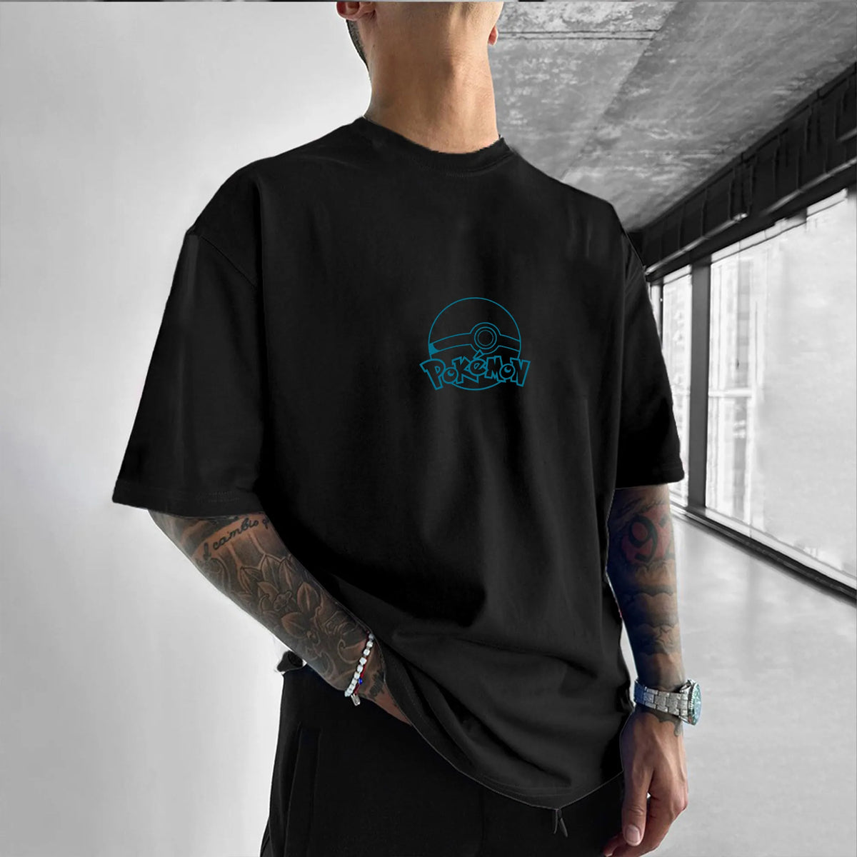 PKM-Unisex Anime Inspired Vintage T-Shirt