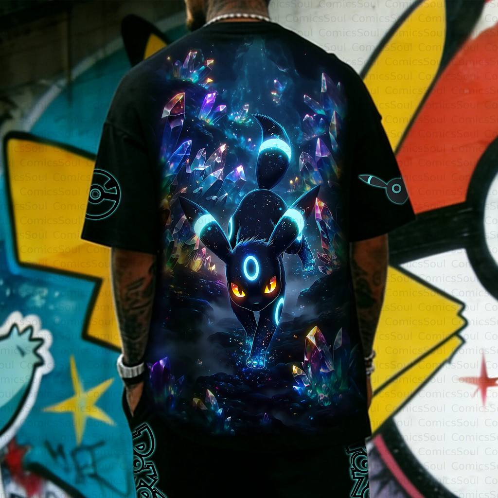 PKM-Unisex Anime Inspired Vintage T-Shirt