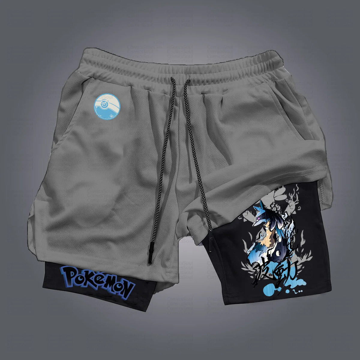 PKM-Unisex Casual Anime Streetwear Shorts