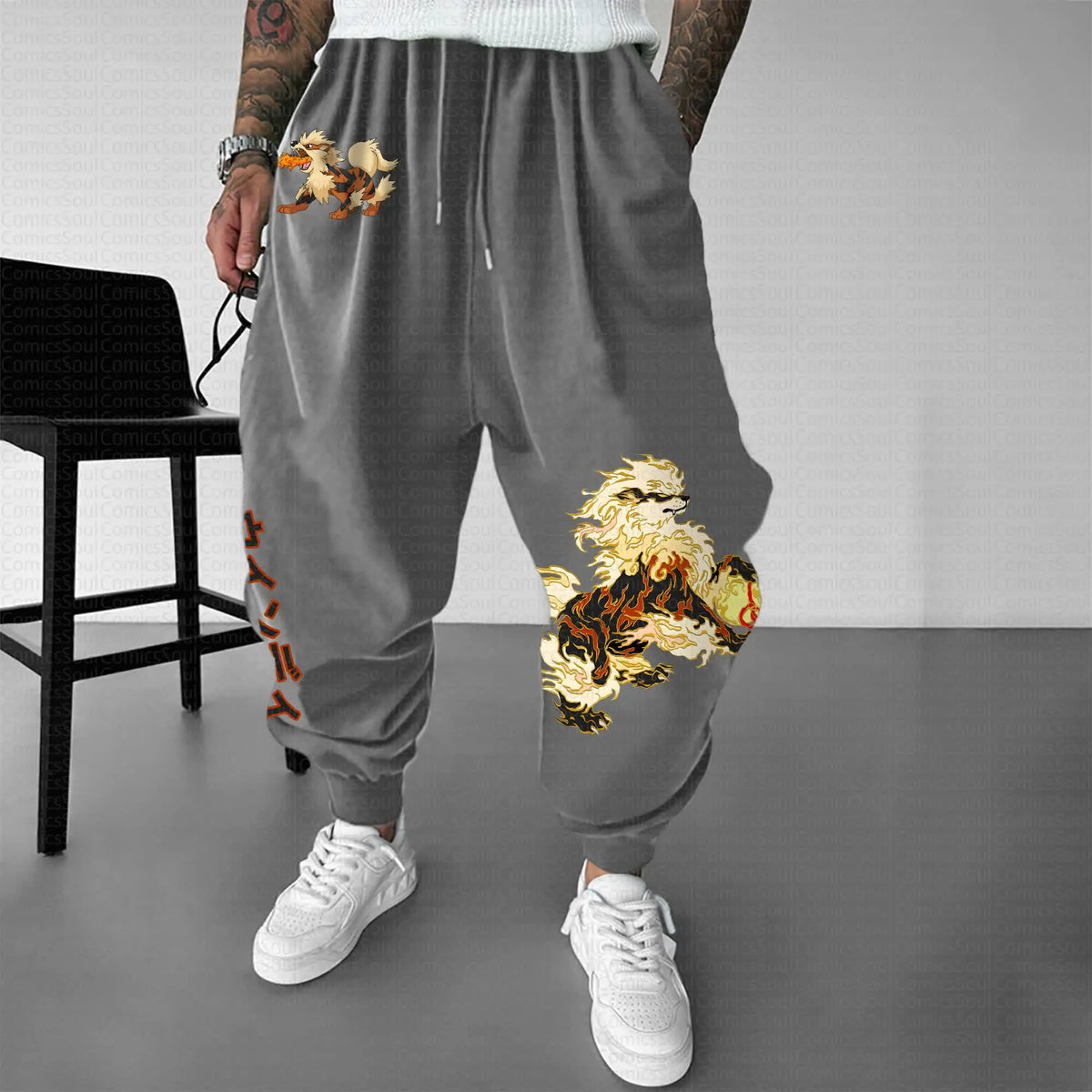 PKM-Unisex Casual Anime Streetwear Pants