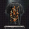PKM-Unisex High Quality Inspired Vintage Washed 3D Direct Injection T-Shirt