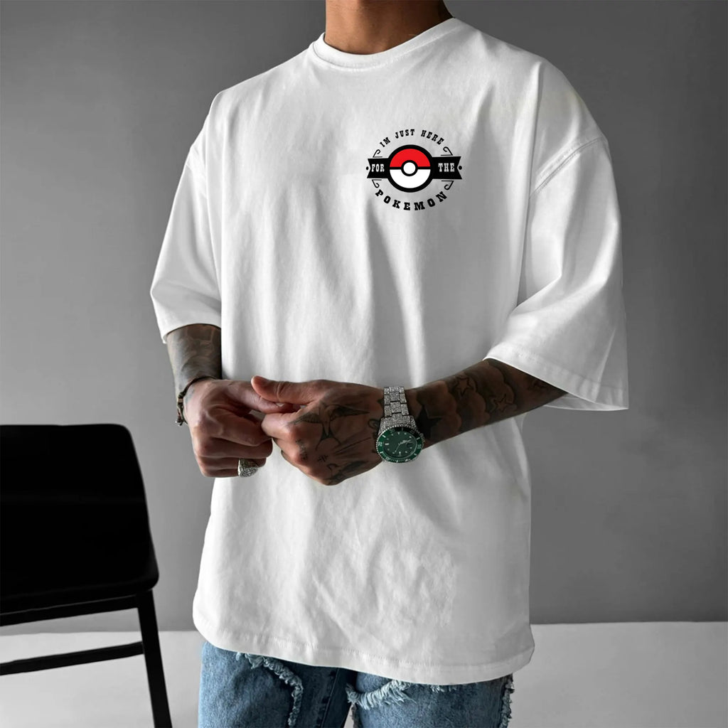 PKM-Unisex Anime Inspired Vintage T-Shirt