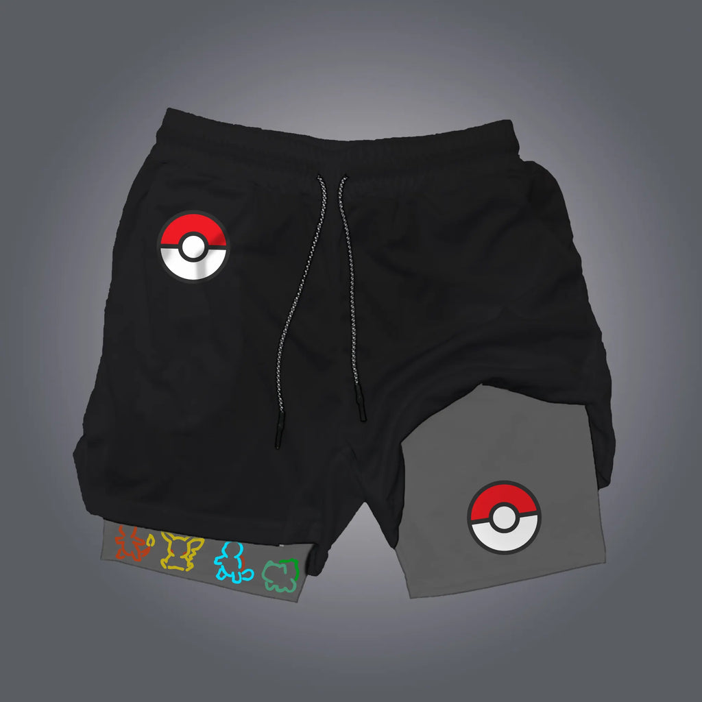 PKM-Unisex Casual Anime Streetwear Shorts