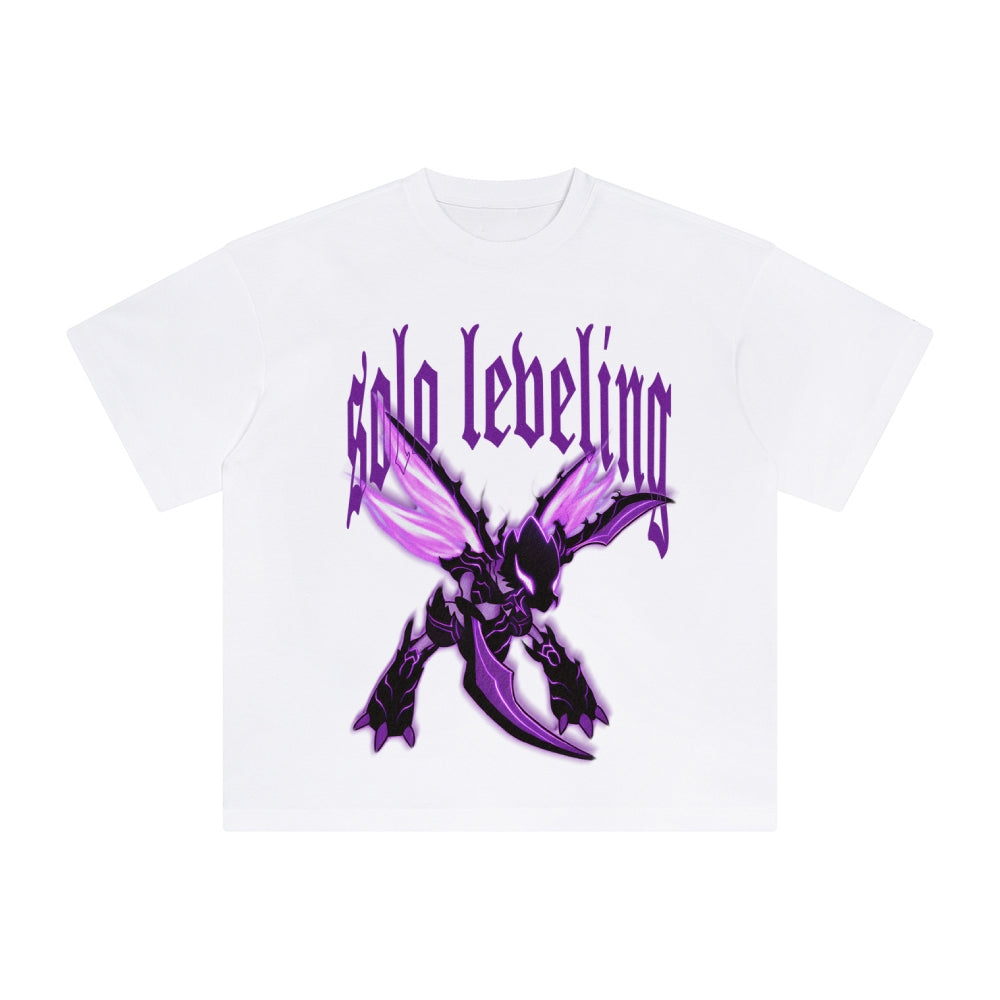 SL-Unisex Anime Inspired Washed  Vintage T-Shirt