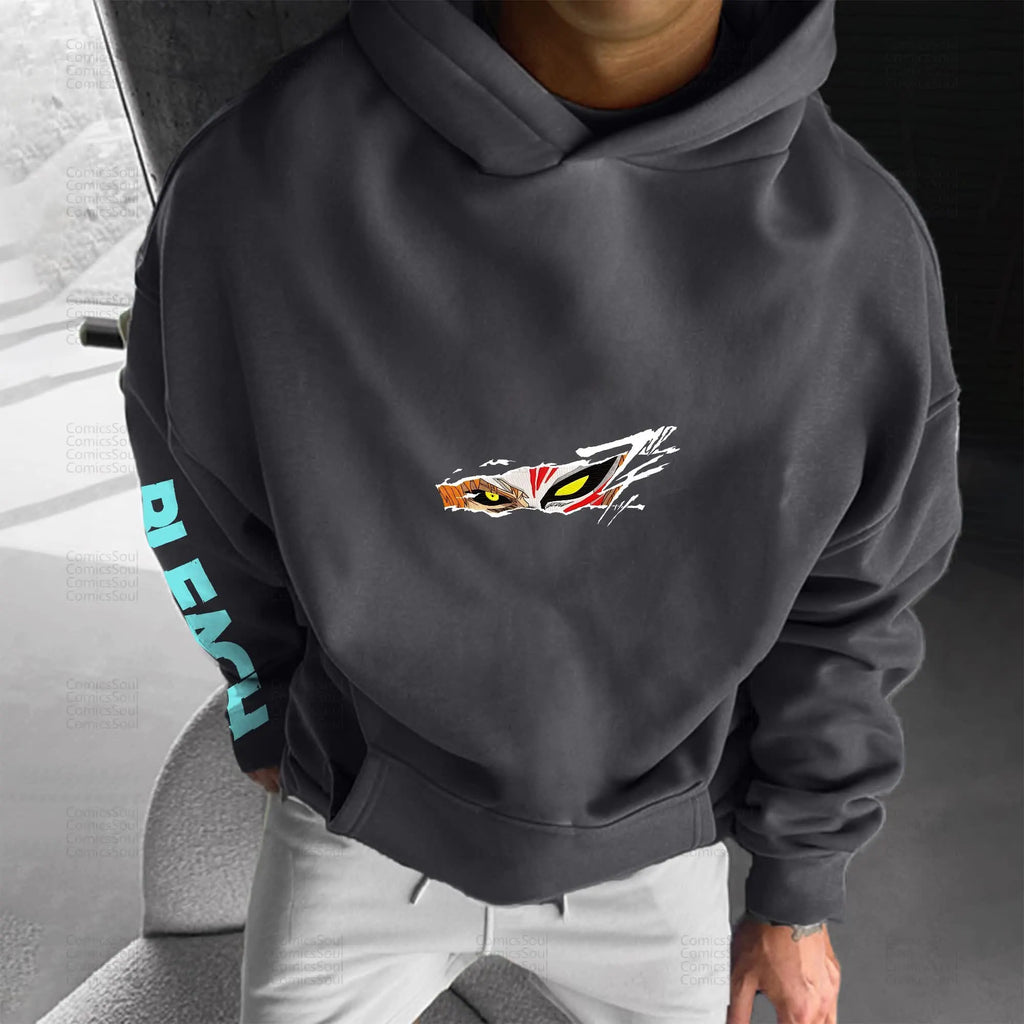 PKM-Unisex Anime Graphic Streetwear Vintage Hoodie