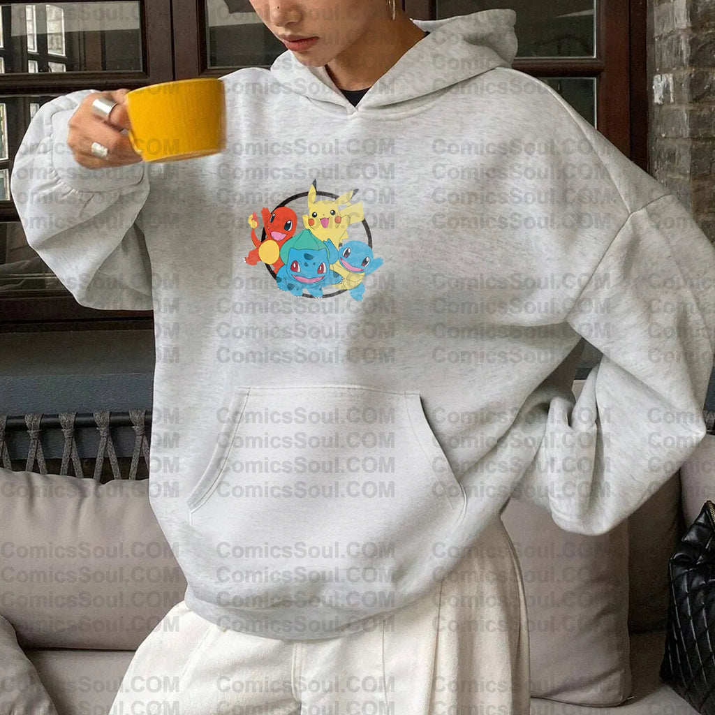 PKM-Anime Inspired Vintage Hoodie