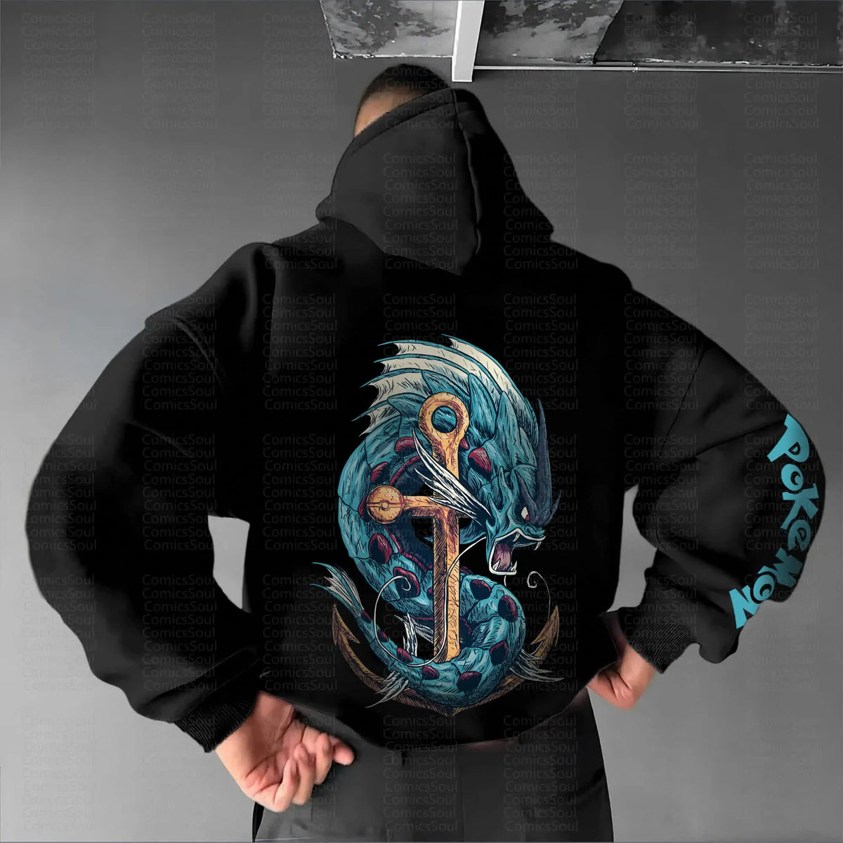 PKM-Unisex Anime Graphic Streetwear Vintage Hoodie