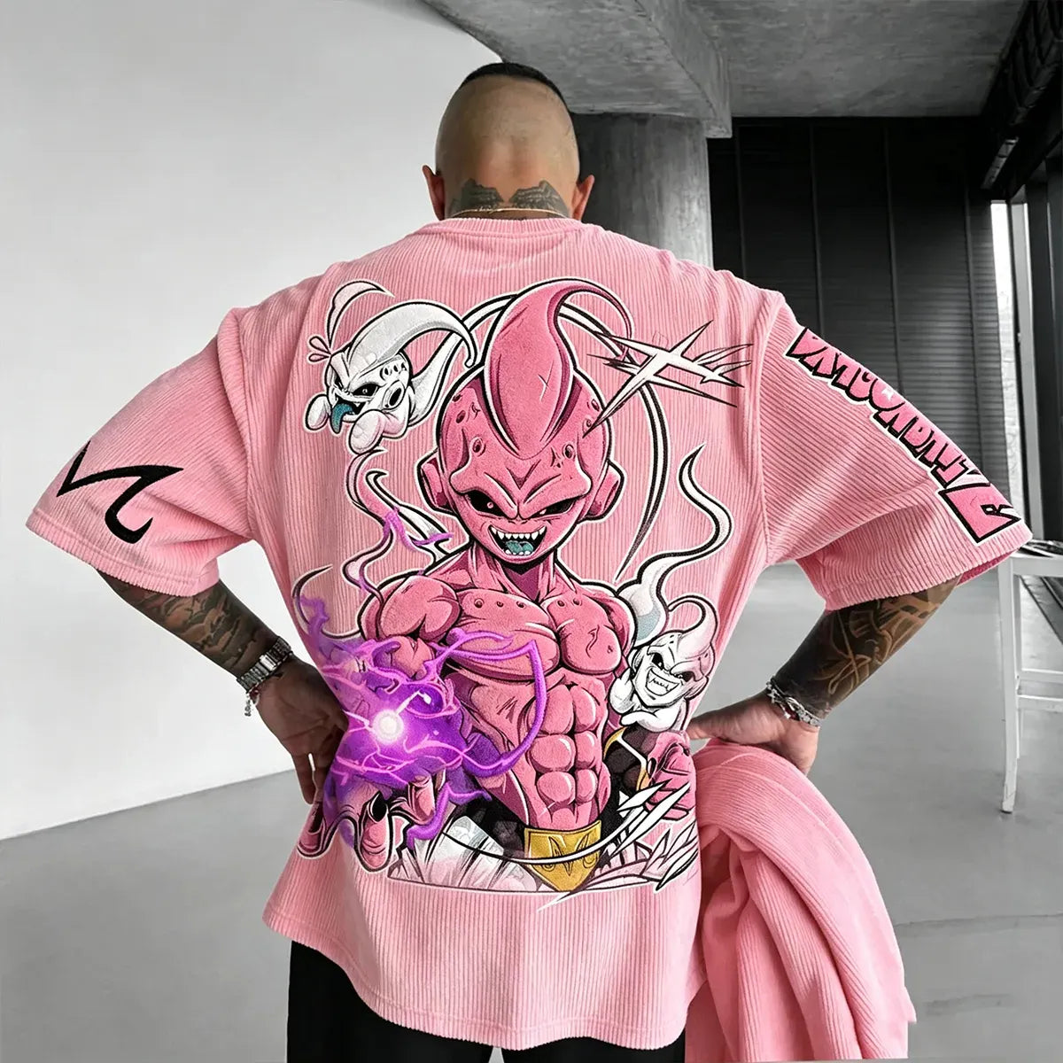 Dragon Ball Unisex Anime Inspired Vintage Corduroy T-Shirt