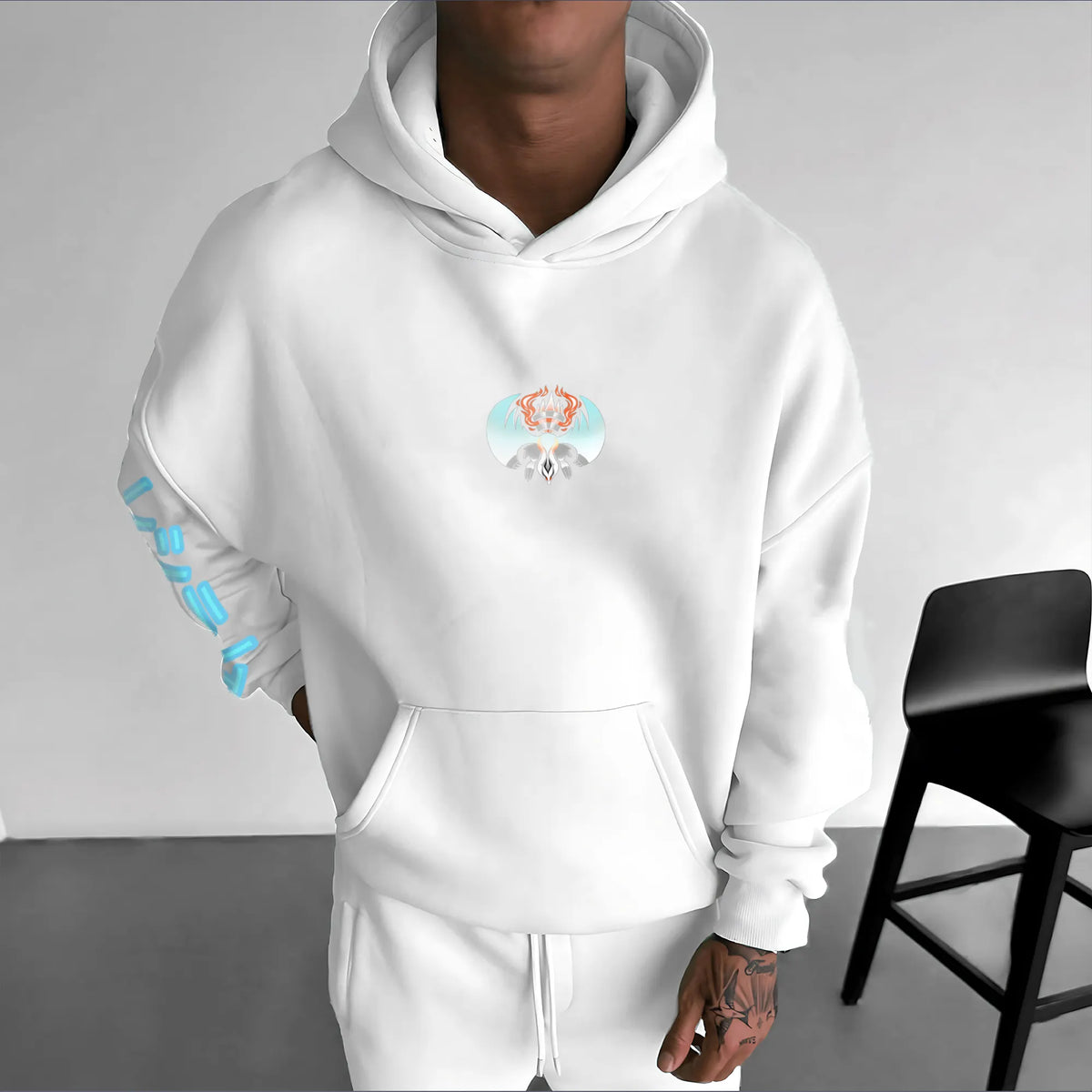 PKM-Unisex Anime Graphic Streetwear Vintage Hoodie