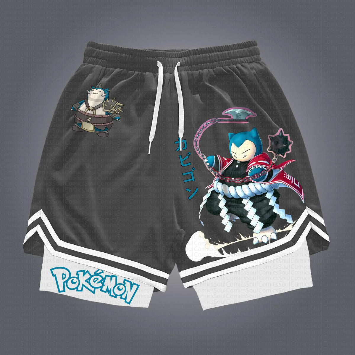 PKM-Unisex Casual Anime Streetwear Shorts