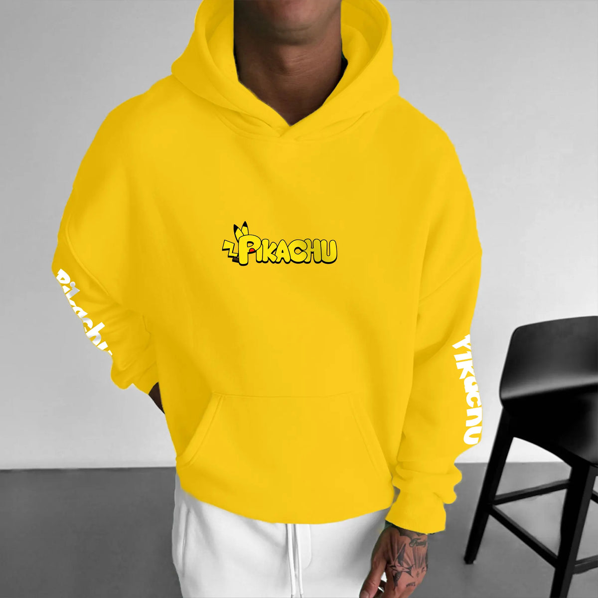 PKM-Unisex Vintage Hoodie丨Pikachu