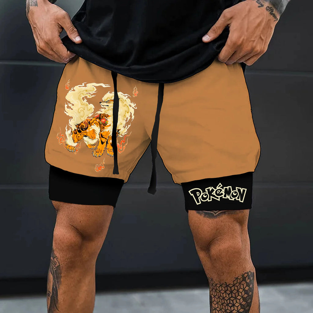 PKM-Unisex Casual Anime Streetwear Shorts