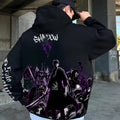 SL-Plus Velvet Unisex Anime Graphic Streetwear Vintage Hoodie