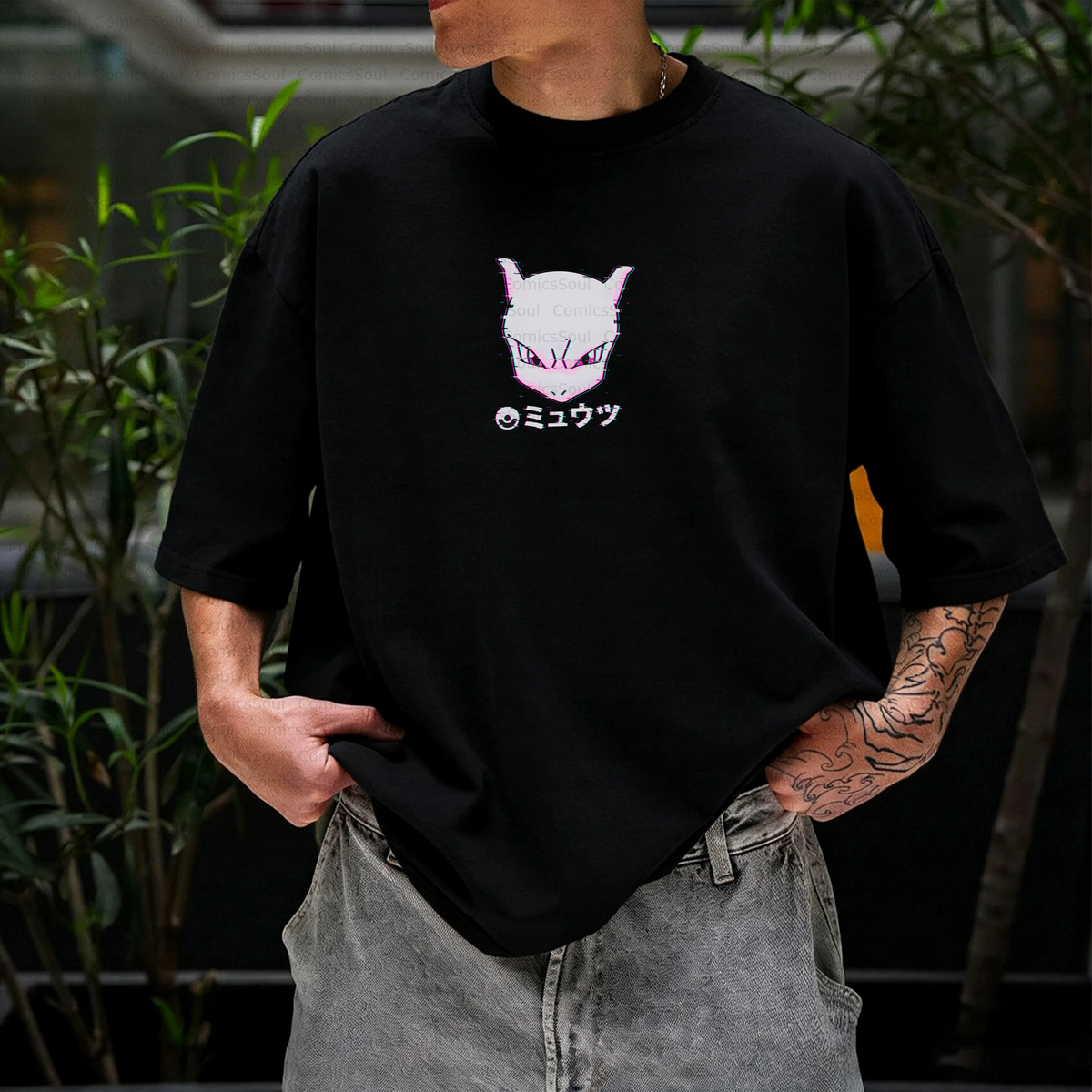 PKM-Unisex Anime Inspired Vintage T-Shirt