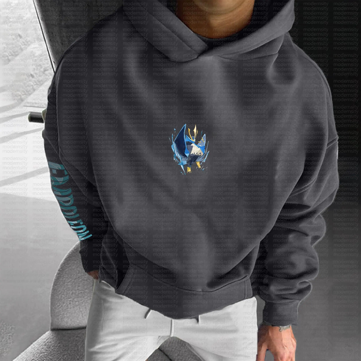 PKM-Unisex Anime Graphic Streetwear Vintage Hoodie