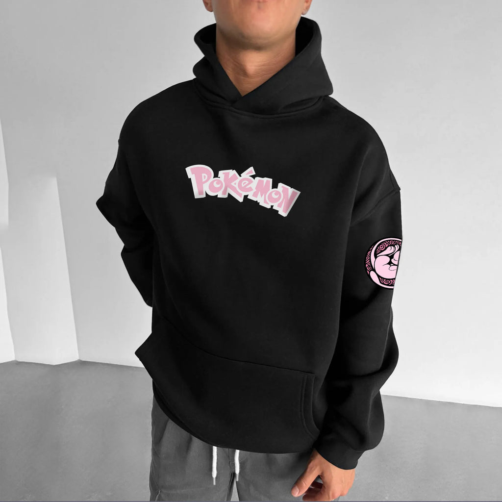 PKM-Unisex Anime Graphic Streetwear Vintage Hoodie