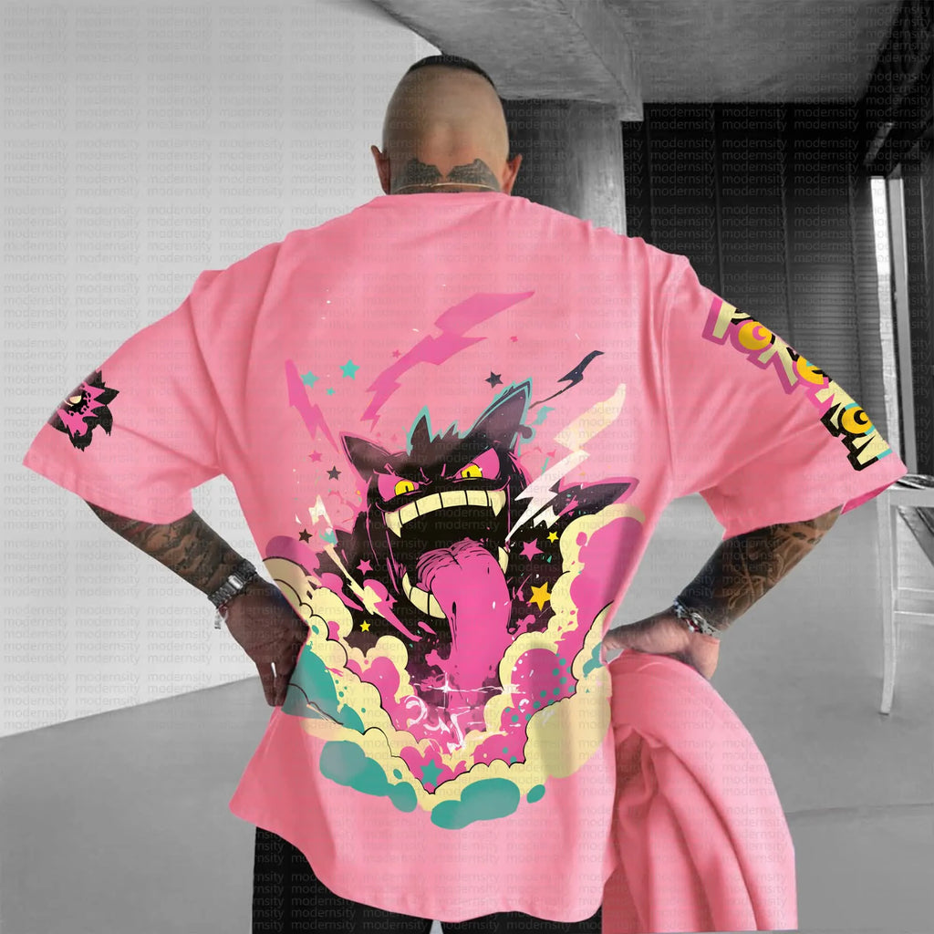 PKM-Unisex  Anime Inspired Vintage T-Shirt