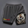 Dragon Ball Unisex Double-layer Shorts With Anime Print
