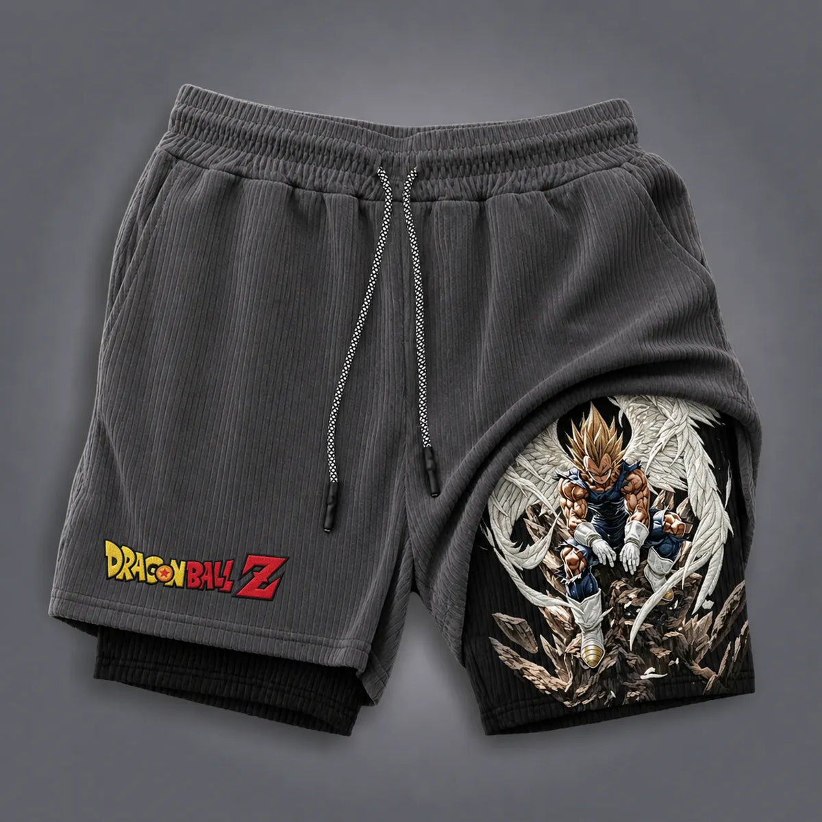 Dragon Ball Unisex Double-layer Shorts With Anime Print