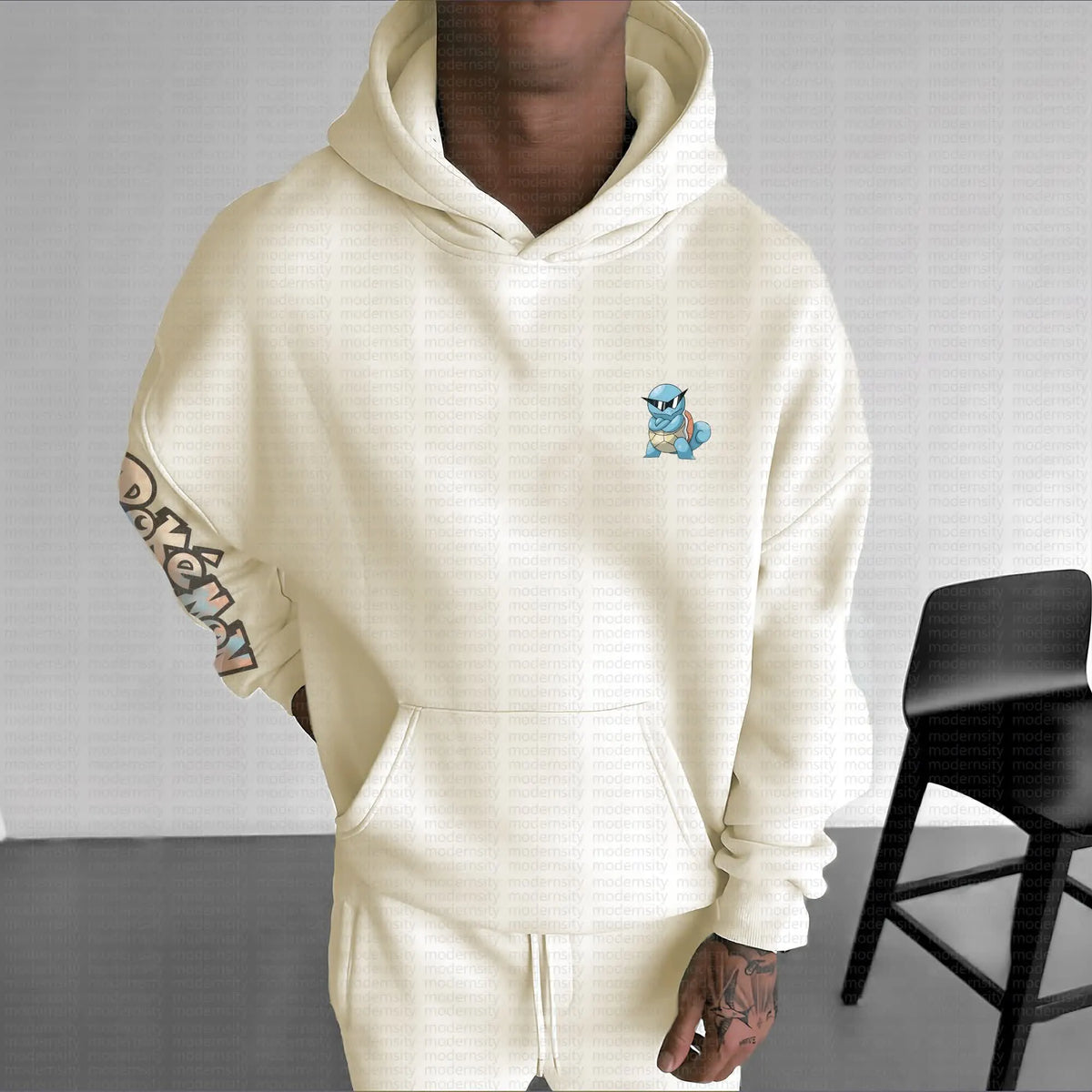 PKM-Unisex Anime Graphic Streetwear Vintage Hoodie