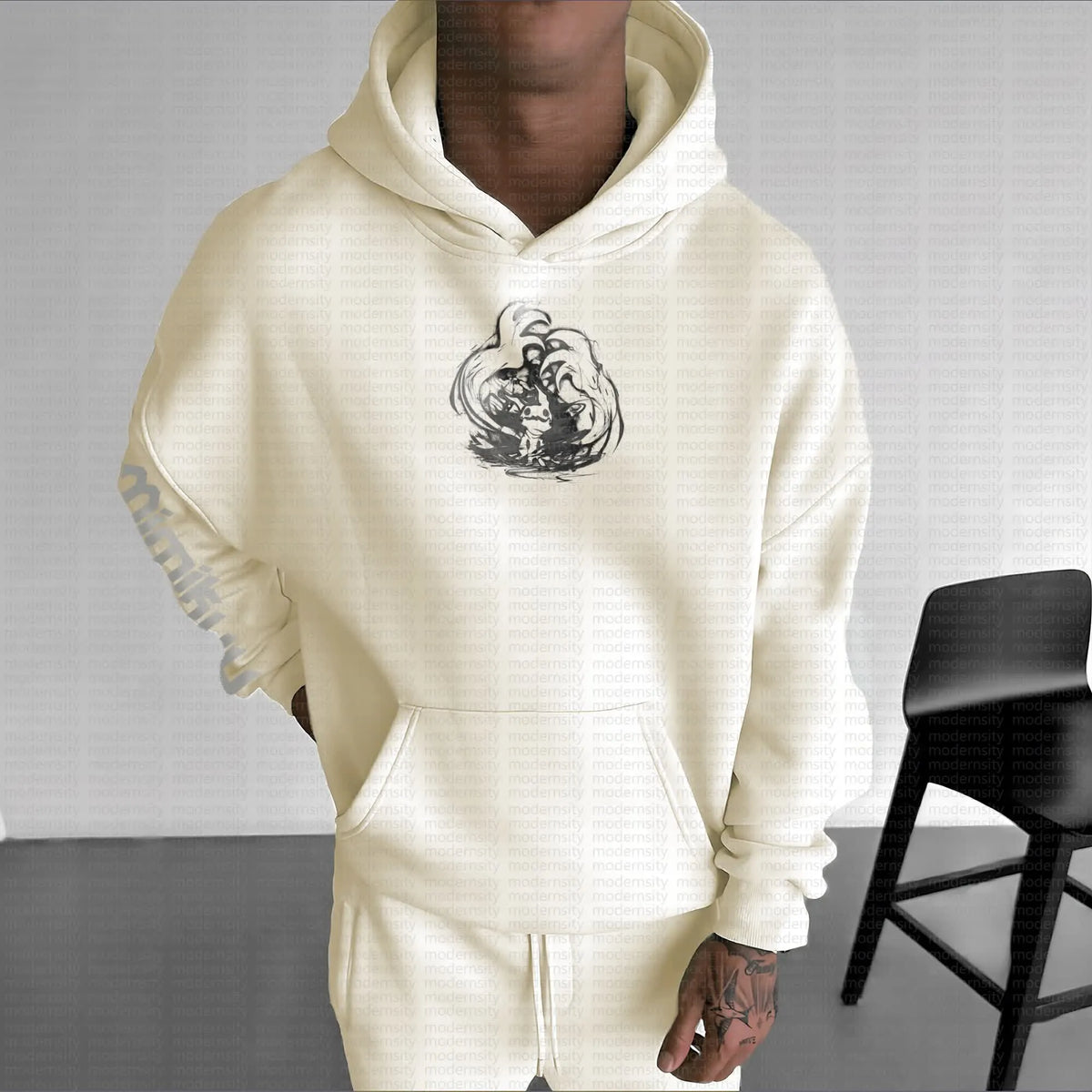PKM-Unisex Anime Graphic Streetwear Vintage Hoodie