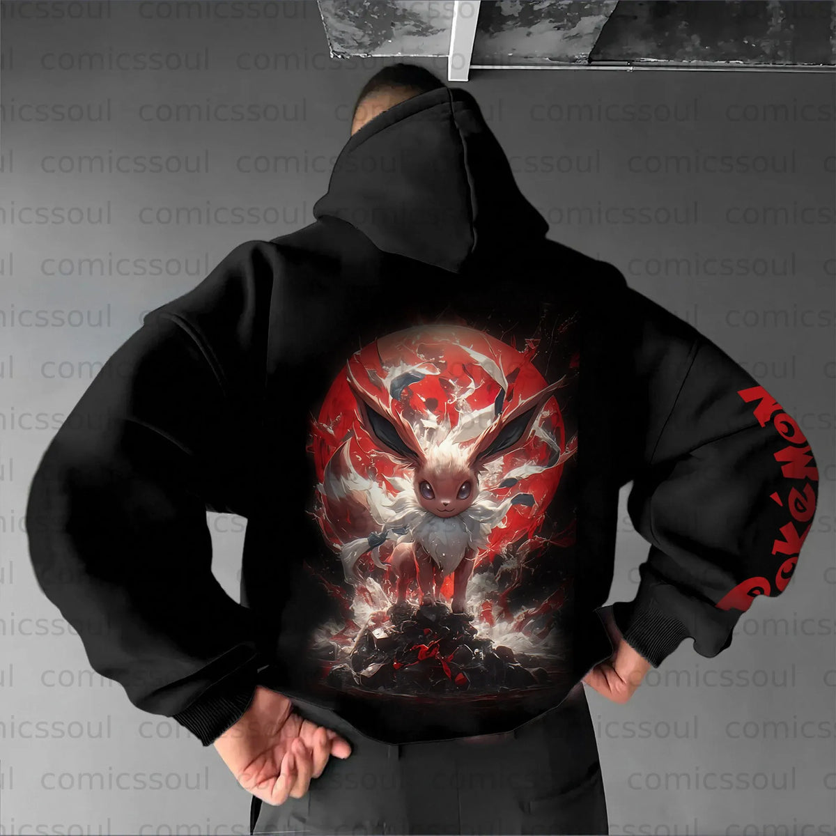 PKM-Unisex Anime Graphic Streetwear Vintage Hoodie