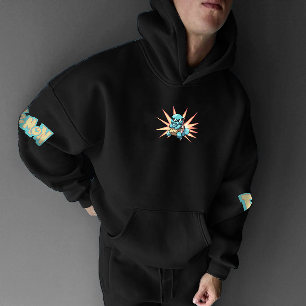 PKM-Unisex Anime Graphic Streetwear Vintage Hoodie
