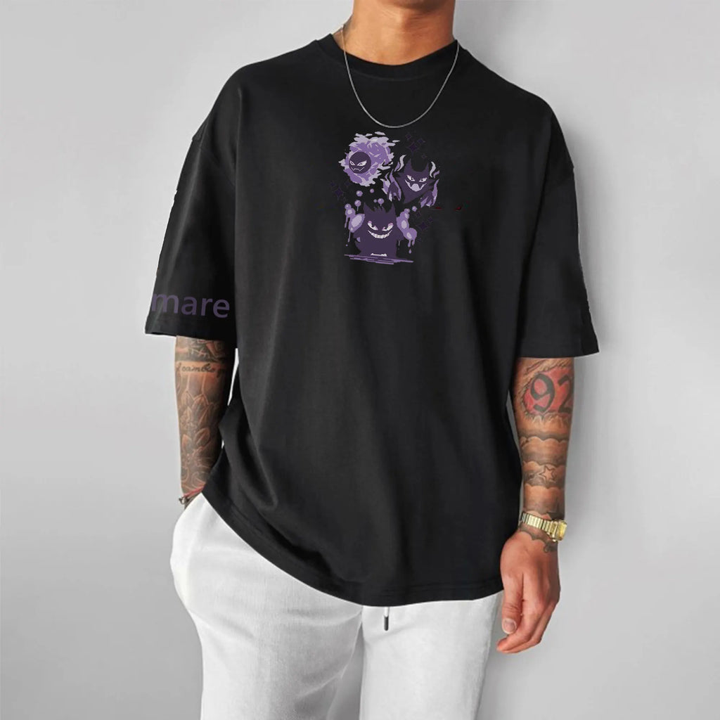 PKM-Unisex Anime Inspired Vintage T-Shirt