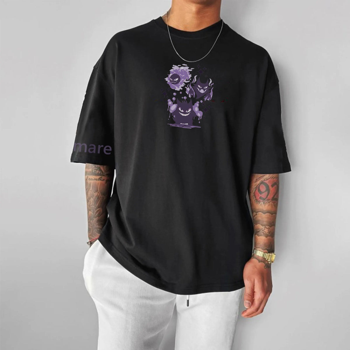 PKM-Unisex Anime Inspired Vintage T-Shirt