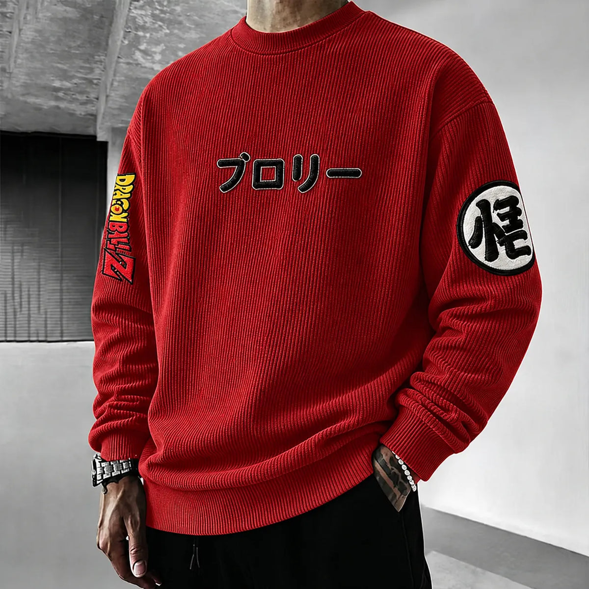 Dragon Ball Unisex Anime-print Crewneck Sweatshirt