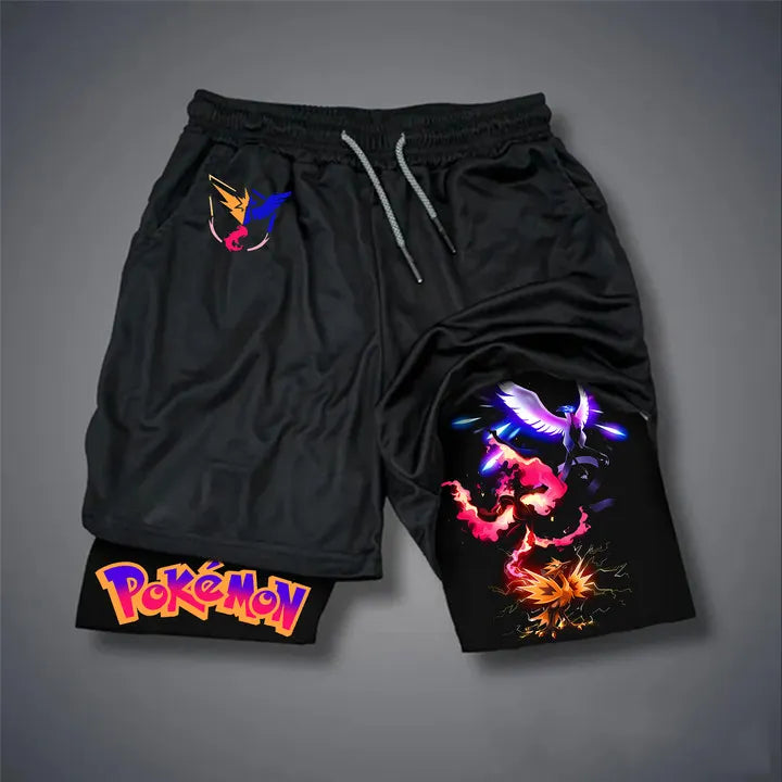PKM-Unisex Casual Anime Streetwear Shorts