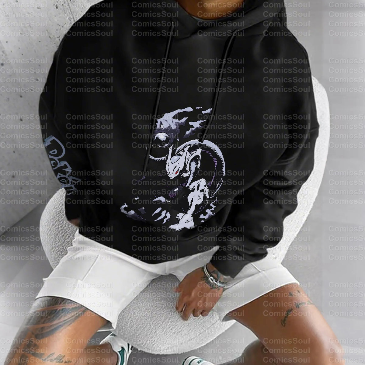 PKM-Unisex Anime Graphic Streetwear Vintage Hoodie