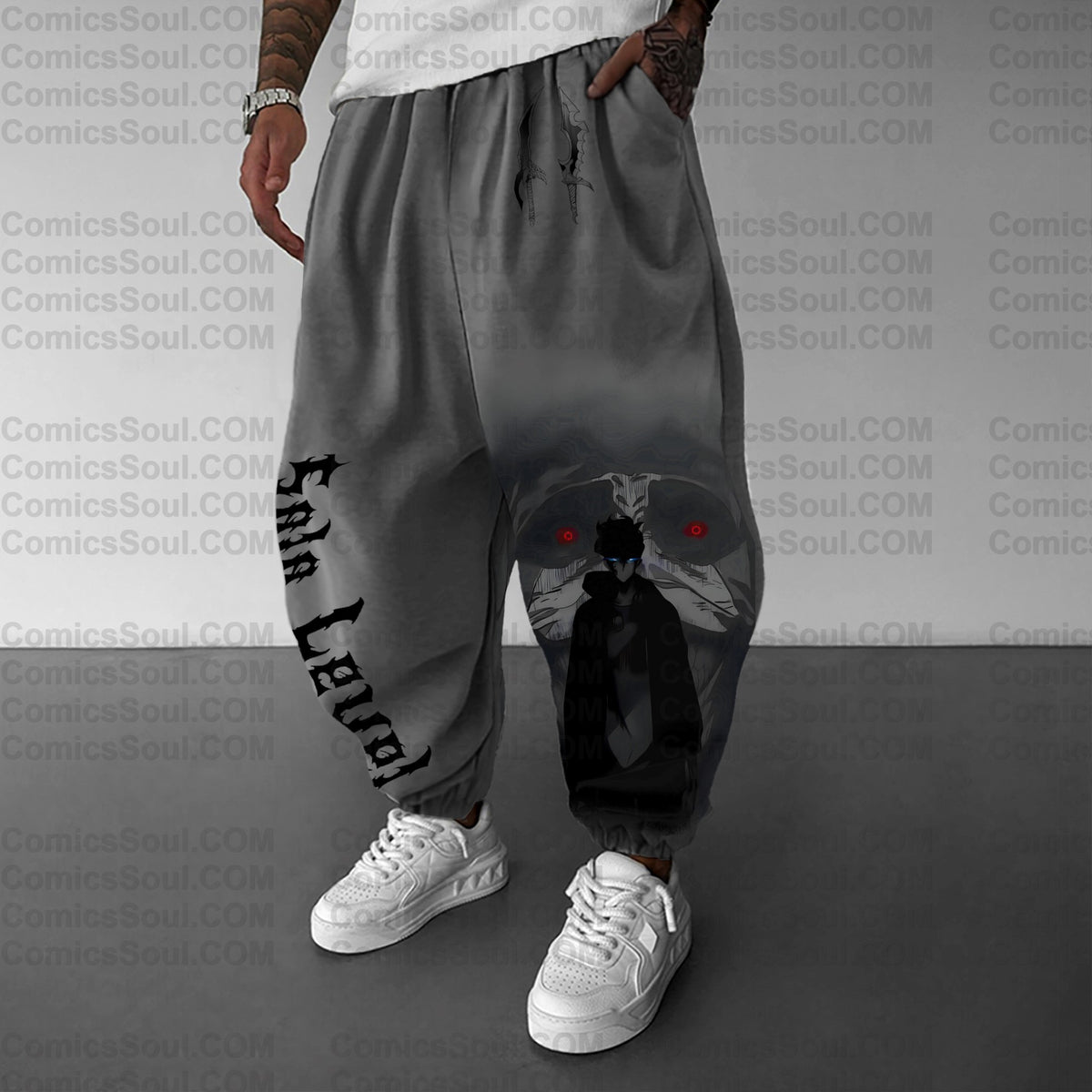 SL-Unisex Anime Inspired Vintage Plush Pants