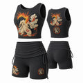 Pokémon Women's Anime-Print Tank Top And Shorts Sports Set