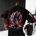 Dragon Ball Unisex Anime-Style Retro Corduroy Oversized T-Shirt