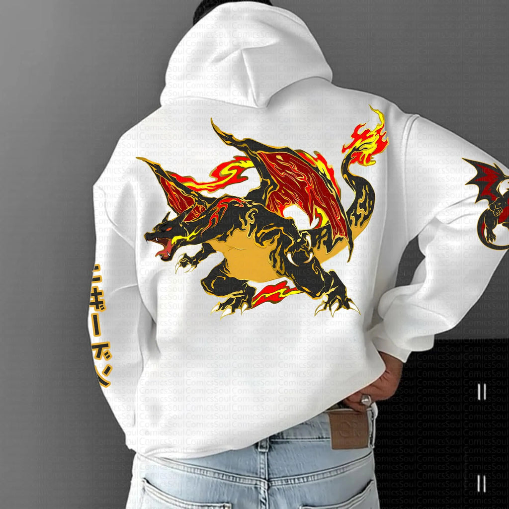 PKM-Unisex Anime Graphic Streetwear Vintage Hoodie