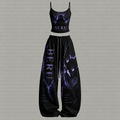 SL-Top & Elasticated Trousers Two-Piece Set