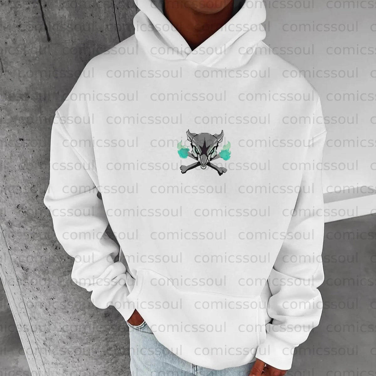 PKM-Unisex Anime Graphic Streetwear Vintage Plush Hoodie