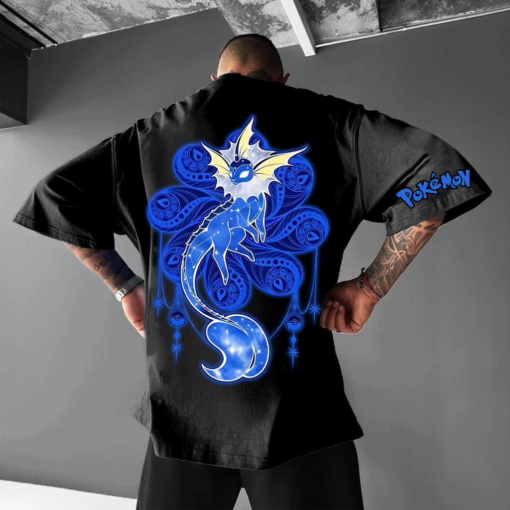 PKM-Unisex Anime Inspired Vintage T-Shirt