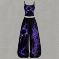 SL-Top & Elasticated Trousers Two-Piece Set
