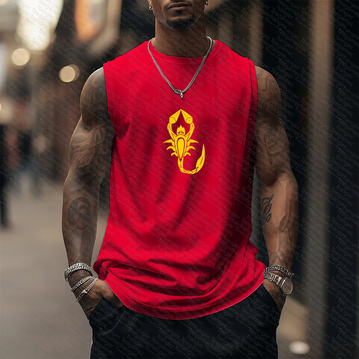 MK-Unisex Casual   Tank Top