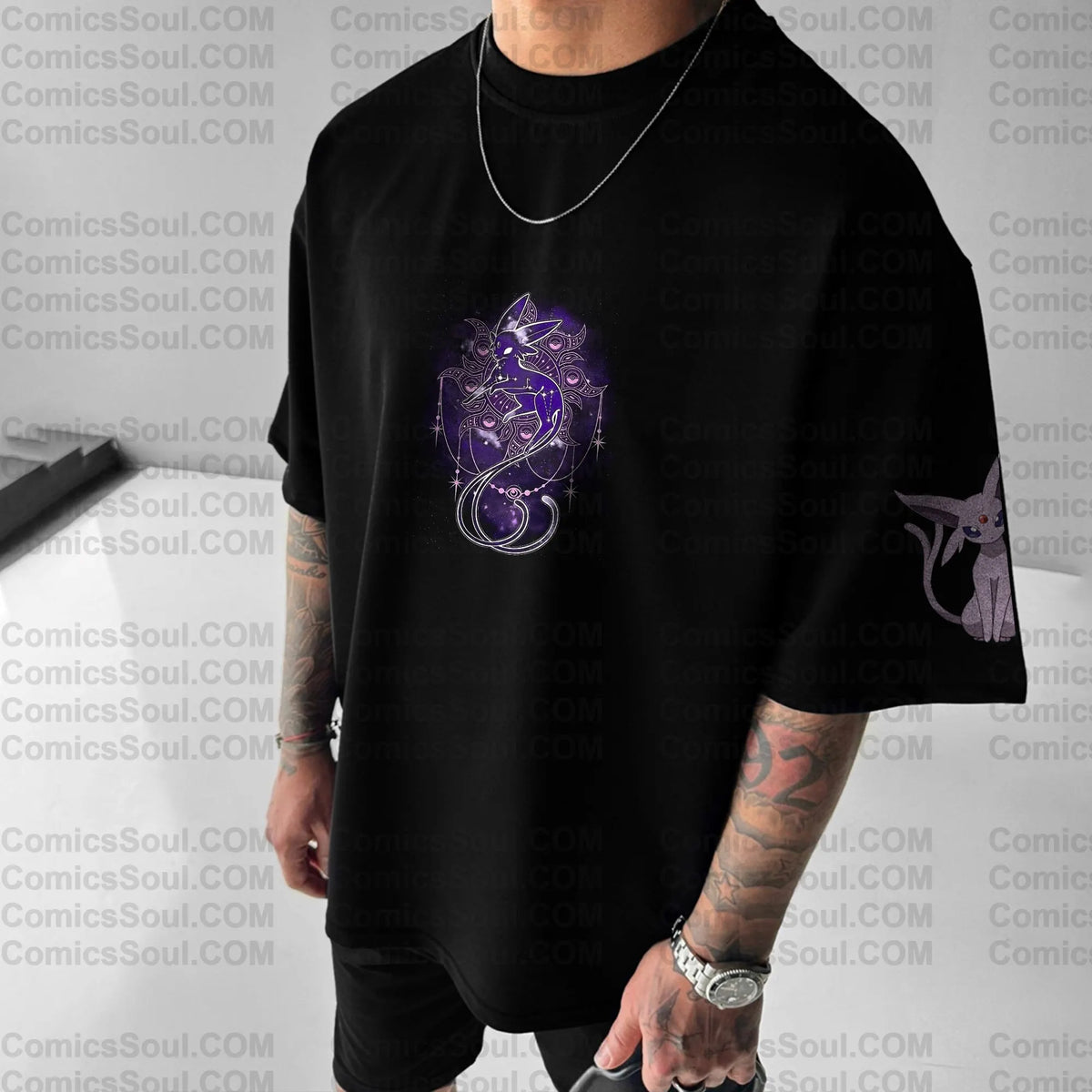 PKM-Unisex Anime Inspired Vintage T-Shirt