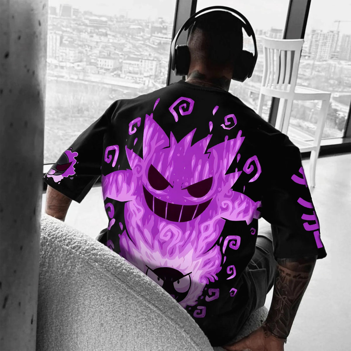 PKM-Unisex Anime Inspired Vintage T-Shirt