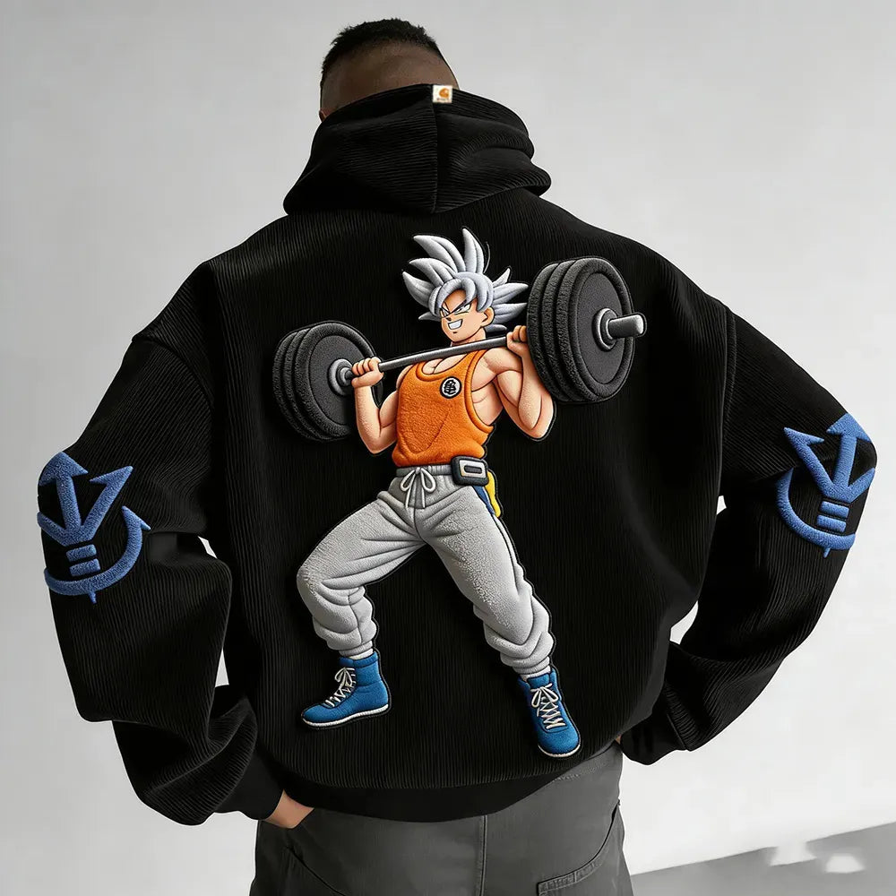 Dragon Ball Color Blocked Plush Hoodie
