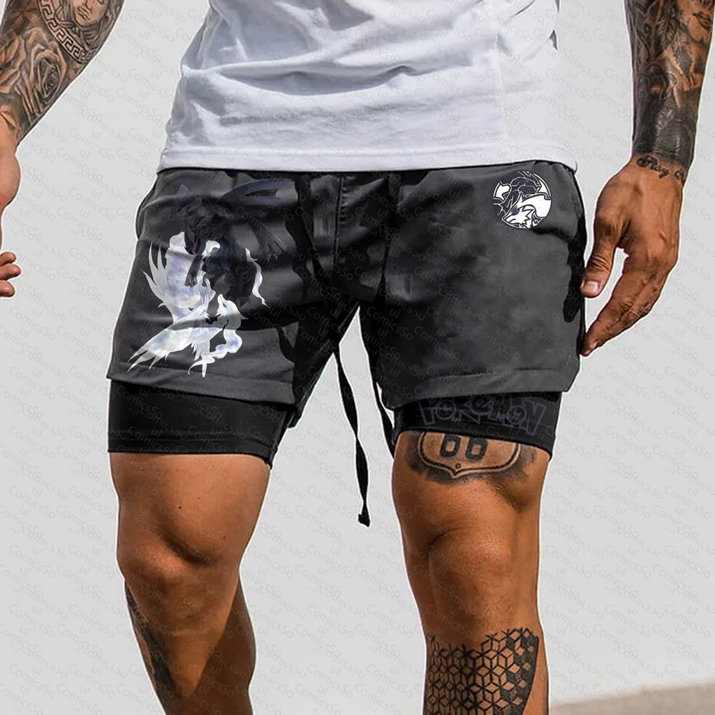 PKM-Unisex  “Pokemon” Casual Anime Streetwear Shorts