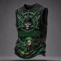 One Piece Pirate Crew Graphic Crew-Neck Tank Top