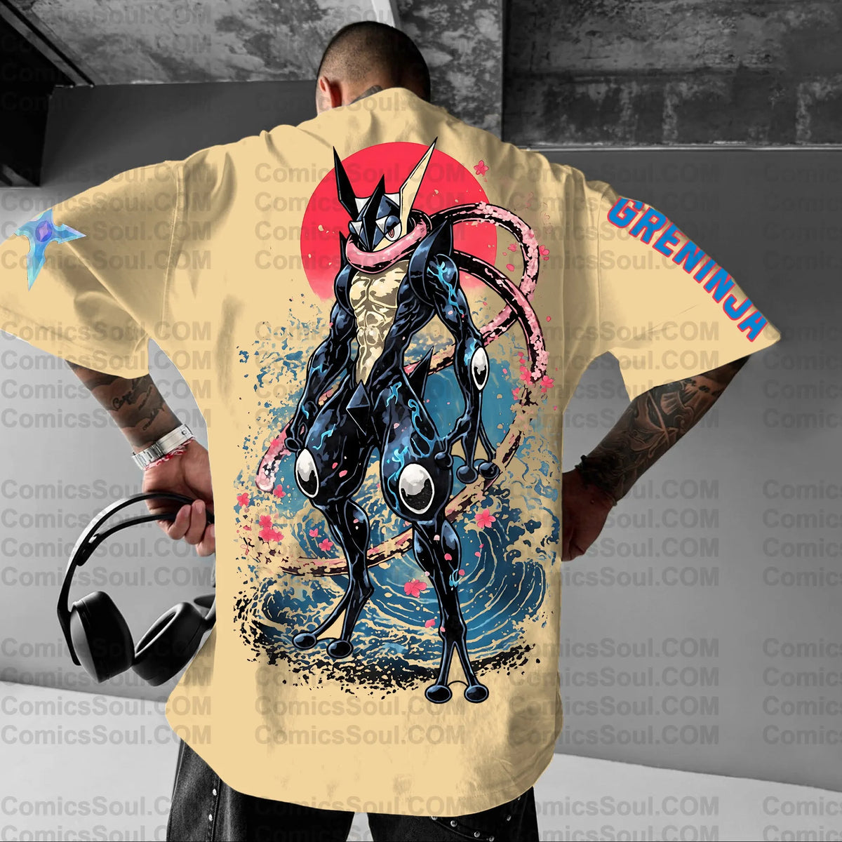 PKM-Unisex Anime Inspired Vintage T-Shirt