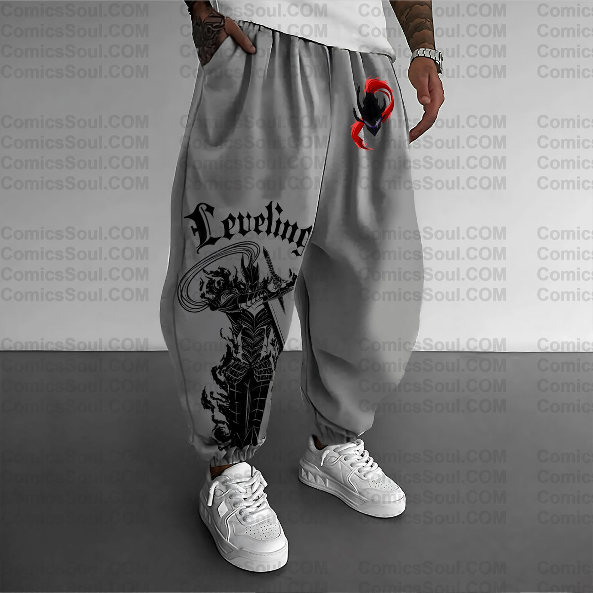 SL-Unisex Anime Inspired Vintage Plush Pants
