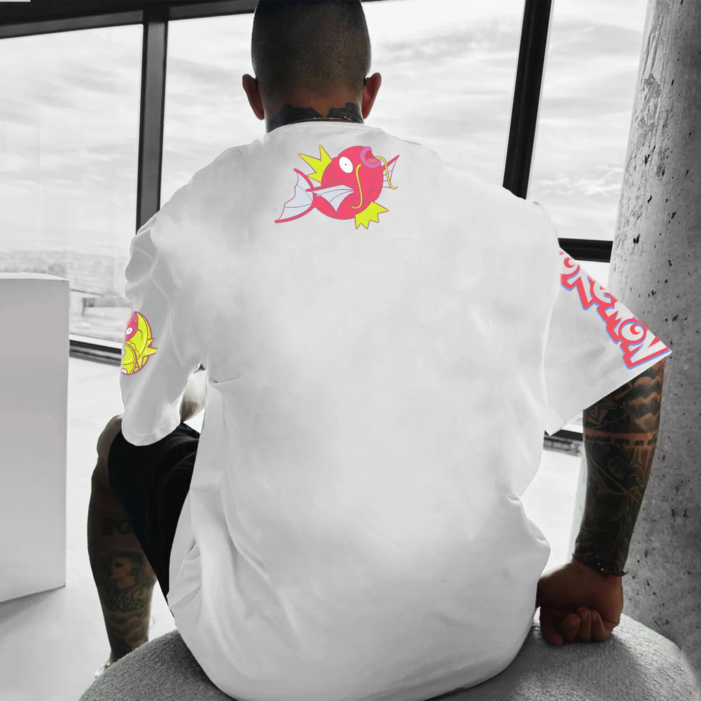 PKM-Unisex Anime Inspired Vintage T-Shirt