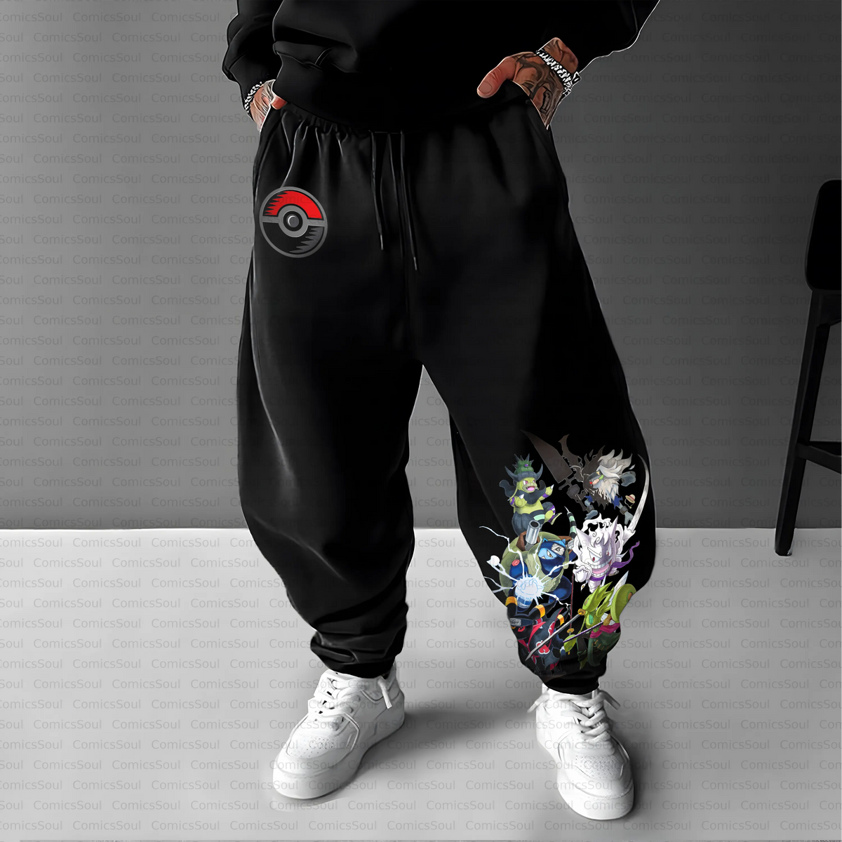 PKM-Unisex Casual Anime Streetwear Pant